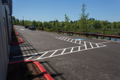 Dwyer Creek Business park, Camas, Washington, civil engineering, planning, surveying, pavement design